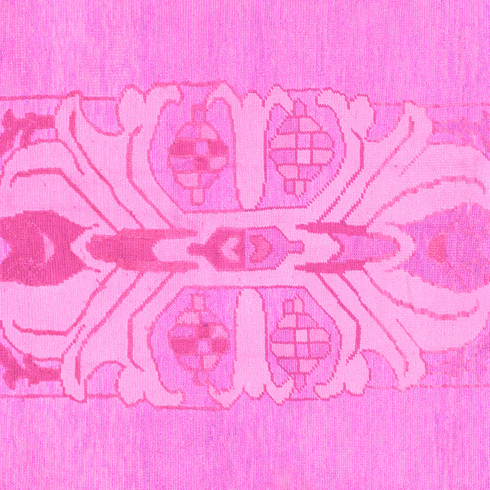 Square Machine Washable Abstract Pink Modern Rug, wshabs1085pnk