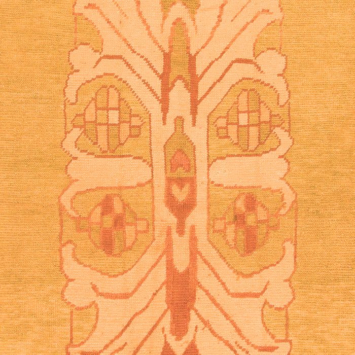 Machine Washable Abstract Orange Modern Area Rugs, wshabs1085org
