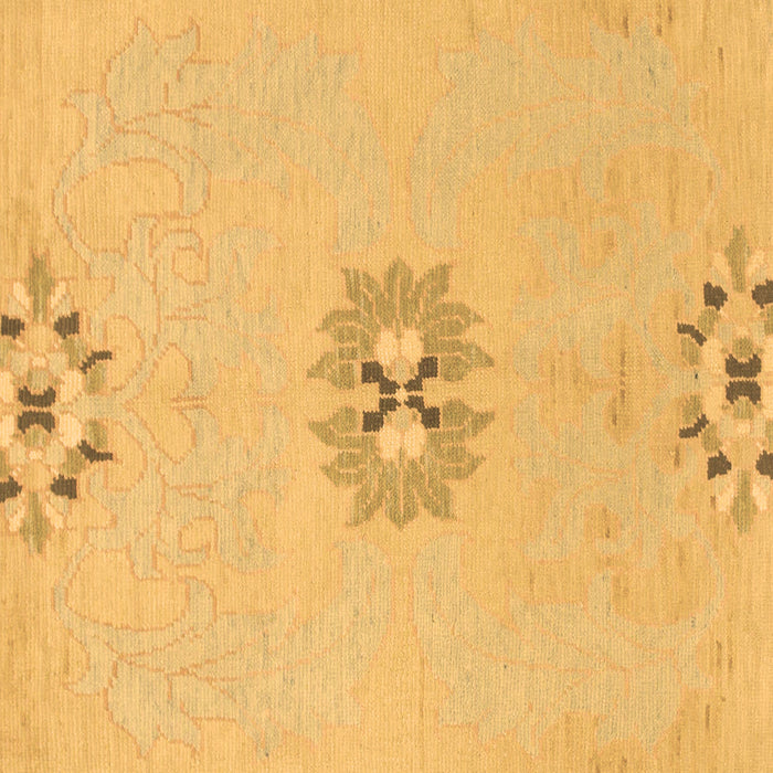 Square Machine Washable Abstract Brown Modern Rug, wshabs1086brn