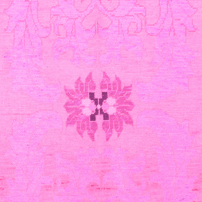 Machine Washable Abstract Pink Modern Rug, wshabs1086pnk