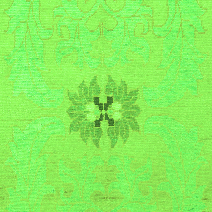 Machine Washable Abstract Green Modern Area Rugs, wshabs1086grn