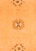 Abstract Orange Modern Rug, abs1086org