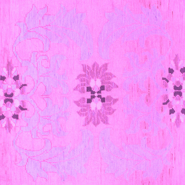 Square Machine Washable Abstract Purple Modern Area Rugs, wshabs1086pur