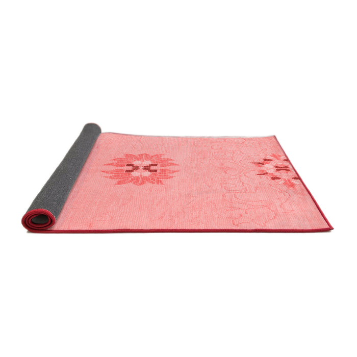 Abstract Red Modern Area Rugs