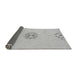 Sideview of Abstract Gray Modern Rug, abs1086gry