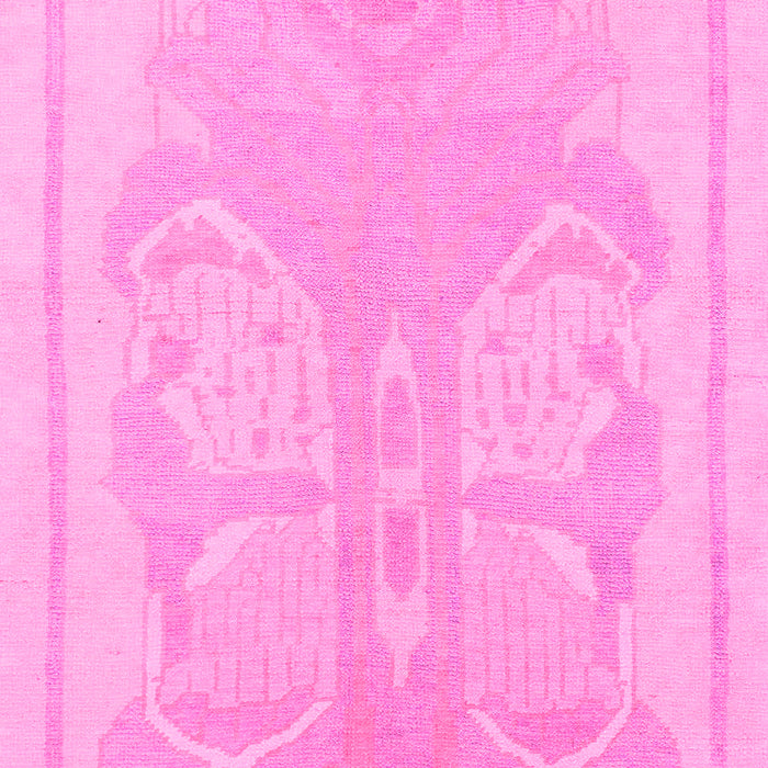 Machine Washable Abstract Pink Modern Rug, wshabs1087pnk