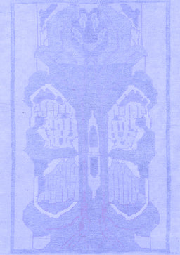 Abstract Blue Modern Rug, abs1087blu
