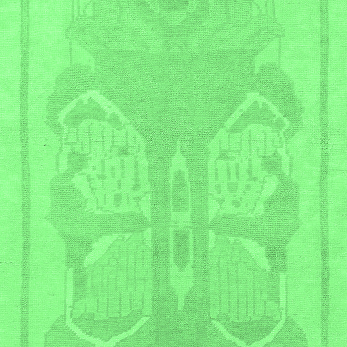 Machine Washable Abstract Emerald Green Modern Area Rugs, wshabs1087emgrn