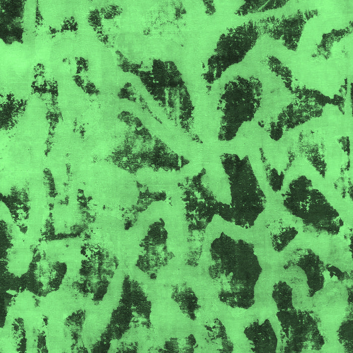 Machine Washable Abstract Emerald Green Modern Area Rugs, wshabs1088emgrn