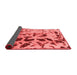 Abstract Red Modern Area Rugs