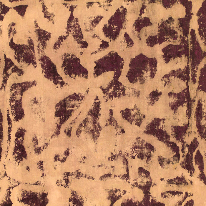 Square Abstract Brown Modern Rug, abs1088brn