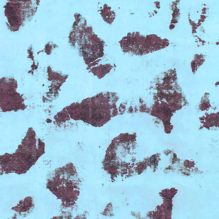 Abstract Light Blue Modern Rug, abs1089lblu