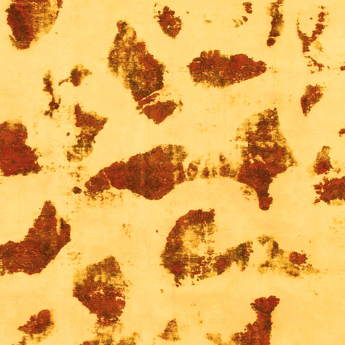 Abstract Yellow Modern Rug, abs1089yw