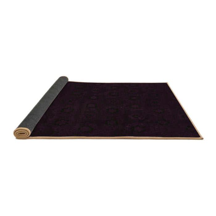 Sideview of Abstract Brown Modern Rug, abs108brn