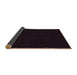 Sideview of Abstract Brown Modern Rug, abs108brn