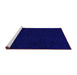 Sideview of Machine Washable Abstract Purple Modern Area Rugs, wshabs108pur