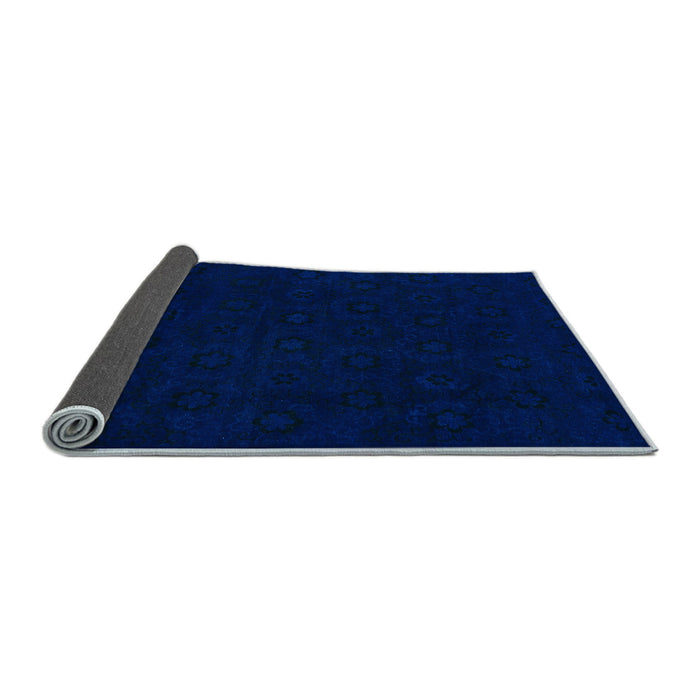 Sideview of Abstract Light Blue Modern Rug, abs108lblu
