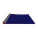 Sideview of Abstract Purple Modern Rug, abs108pur