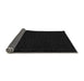 Sideview of Abstract Gray Modern Rug, abs108gry