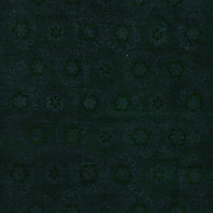 Machine Washable Abstract Green Modern Area Rugs, wshabs108grn