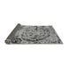 Sideview of Abstract Gray Modern Rug, abs1090gry