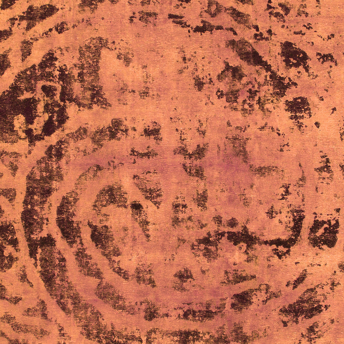 Machine Washable Abstract Orange Modern Area Rugs, wshabs1090org