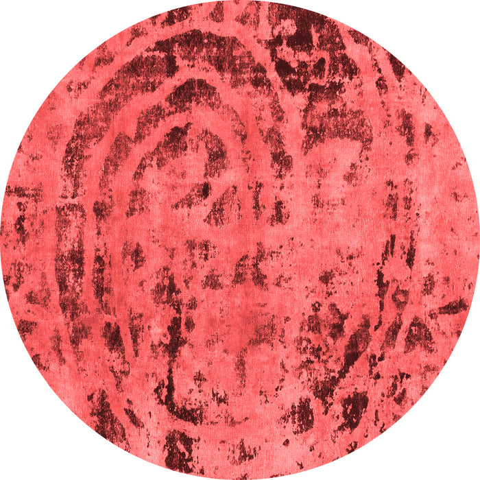 Machine Washable Abstract Red Modern Rug, wshabs1090red