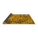 Sideview of Abstract Yellow Modern Rug, abs1090yw