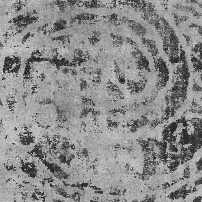 Machine Washable Abstract Gray Modern Rug, wshabs1090gry