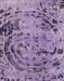 Machine Washable Abstract Purple Rug, wshabs1090