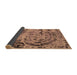 Sideview of Abstract Brown Modern Rug, abs1090brn