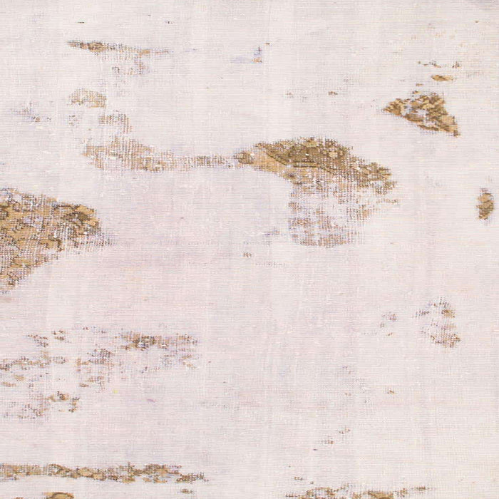 Round Abstract Pink Solid Rug, abs1091