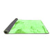 Sideview of Solid Green Modern Rug, abs1091grn