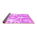 Sideview of Abstract Purple Modern Rug, abs1092pur