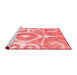 Modern Red Washable Rugs