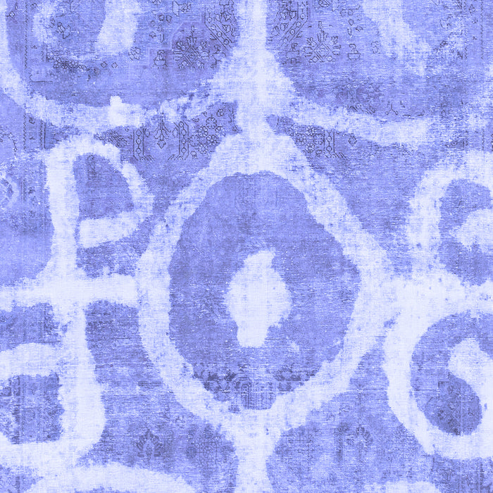 Machine Washable Abstract Blue Modern Rug, wshabs1092blu