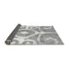 Sideview of Abstract Gray Modern Rug, abs1092gry