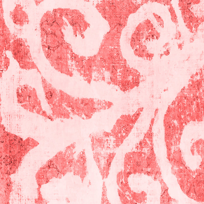 Machine Washable Abstract Red Modern Rug, wshabs1093red