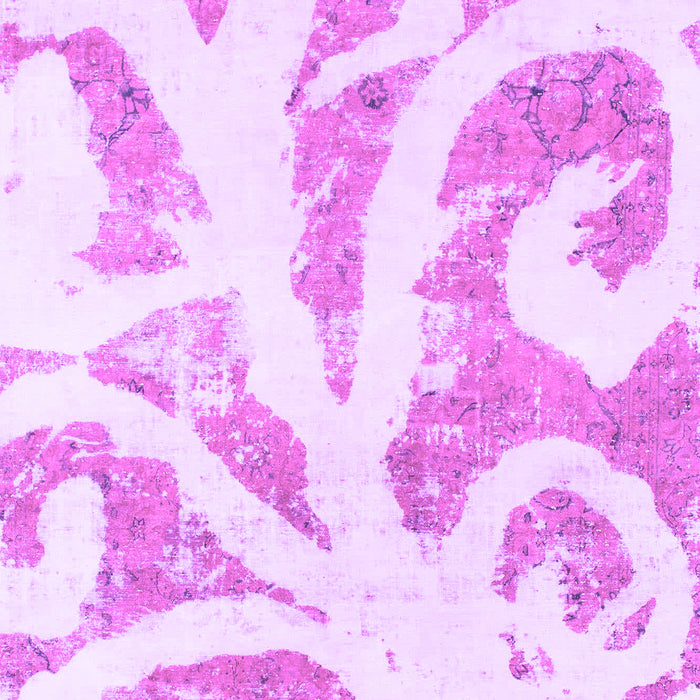 Machine Washable Abstract Purple Modern Area Rugs, wshabs1093pur