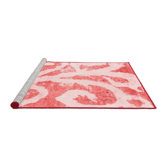 Modern Red Washable Rugs