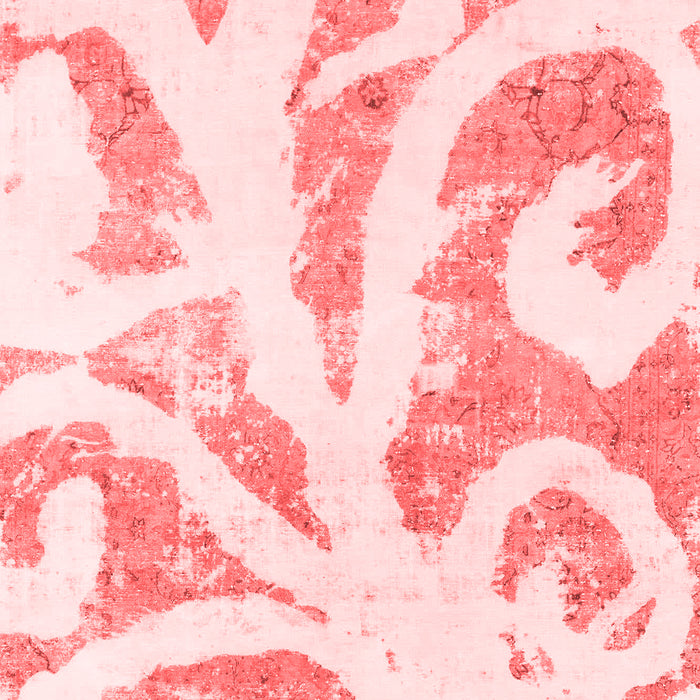 Machine Washable Abstract Red Modern Rug, wshabs1093red