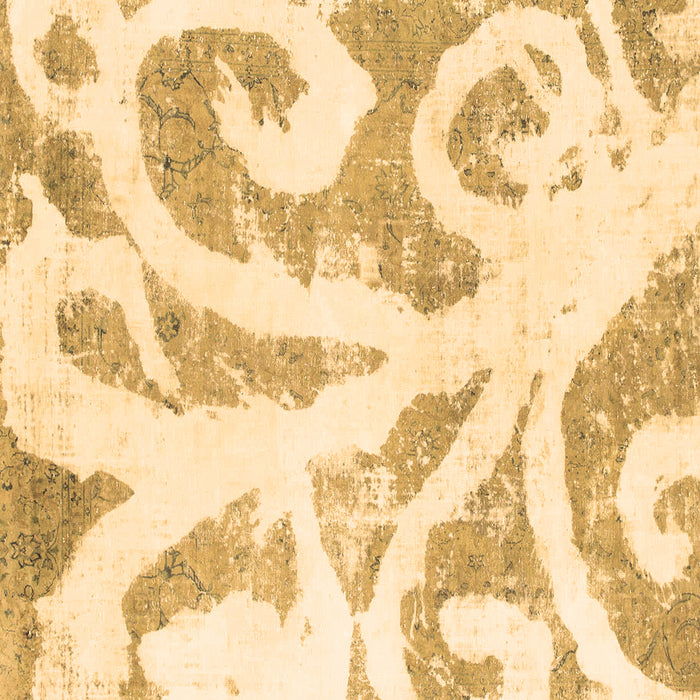 Square Abstract Brown Modern Rug, abs1093brn