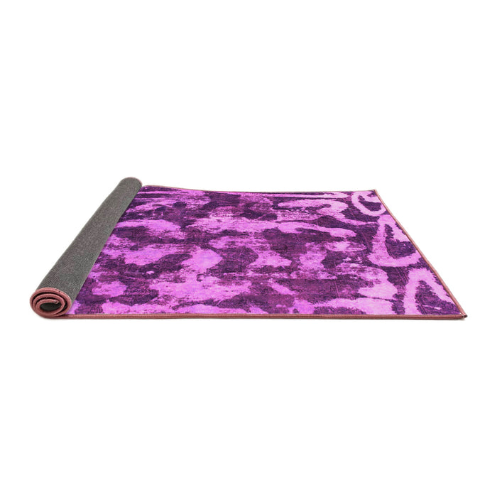 Sideview of Abstract Pink Modern Rug, abs1094pnk