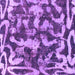 Square Machine Washable Abstract Purple Modern Area Rugs, wshabs1094pur