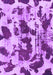 Machine Washable Abstract Purple Modern Area Rugs, wshabs1095pur