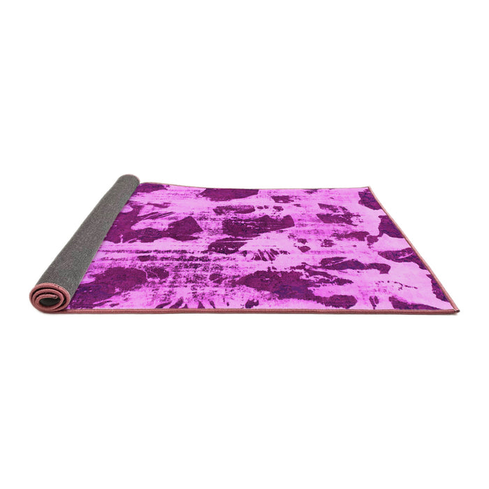 Sideview of Abstract Pink Modern Rug, abs1095pnk