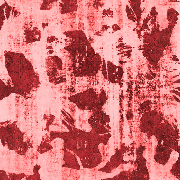 Abstract Red Modern Area Rugs