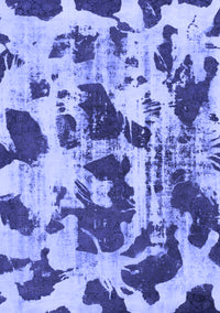 Abstract Blue Modern Rug, abs1095blu