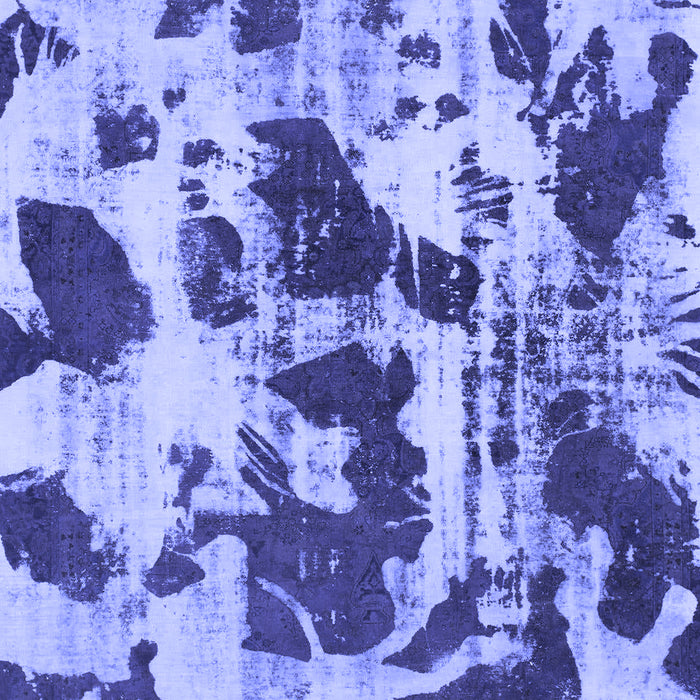 Abstract Blue Modern Rug, abs1095blu