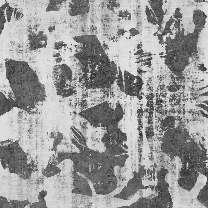 Machine Washable Abstract Gray Modern Rug, wshabs1095gry